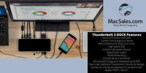 OWC Macsales Thunderbolt 3 dock features
