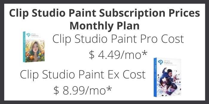 Clip Studio Paint Prices