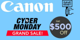 UpTo $1000 Off Canon Cyber Monday Sale 2021